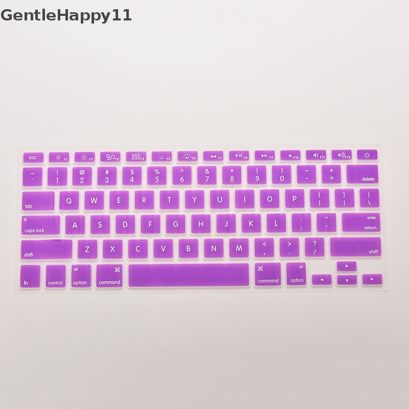 Gentlehappy Case Penutup Kulit Keyboard Bahan Silikon Untuk Macbook Air Pro 13 &quot;15&quot; 17inci id