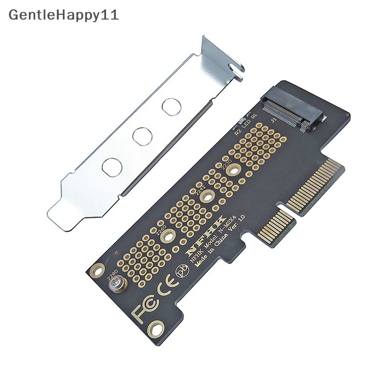 Gentlehappy NVMe PCIe M 2ngff SSD to adapter card PCI express x 4sampai M.2 Kartu Dengan bracket id