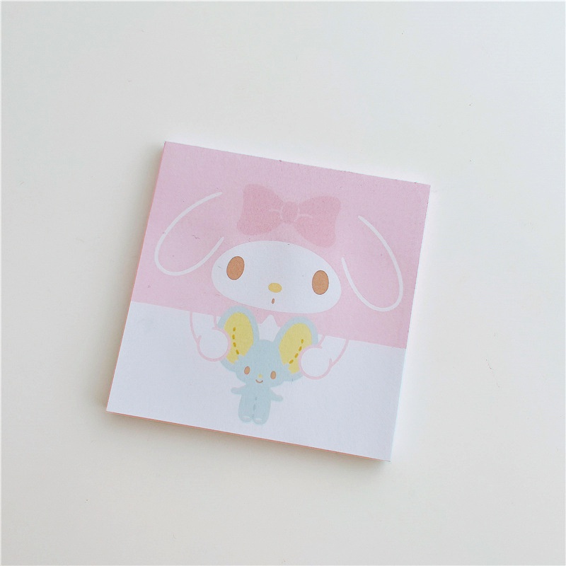 [21Gaya] 50lembar/buku Kartun Koleksi Boneka Lucu Sticky Note Portable Message Memo Kantor Kertas Pesan Alat Tulis Siswa