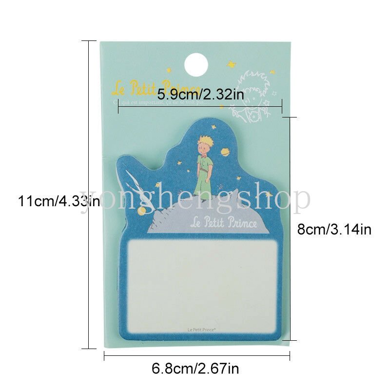 30lembar Kartun Pangeran Kecil Memo Pad Kertas Memo Sticky Notes Planner Stiker Kawaii Alat Tulis Untuk Anak-Anak Kantor Notepad Perlengkapan Sekolah