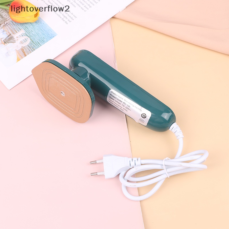 [lightoverflow2] Setrika Uap Portable Mini Basah Kering Mesin Setrika Heat Press Machine Handheld Rumah Kamar Tidur Travel [ID]