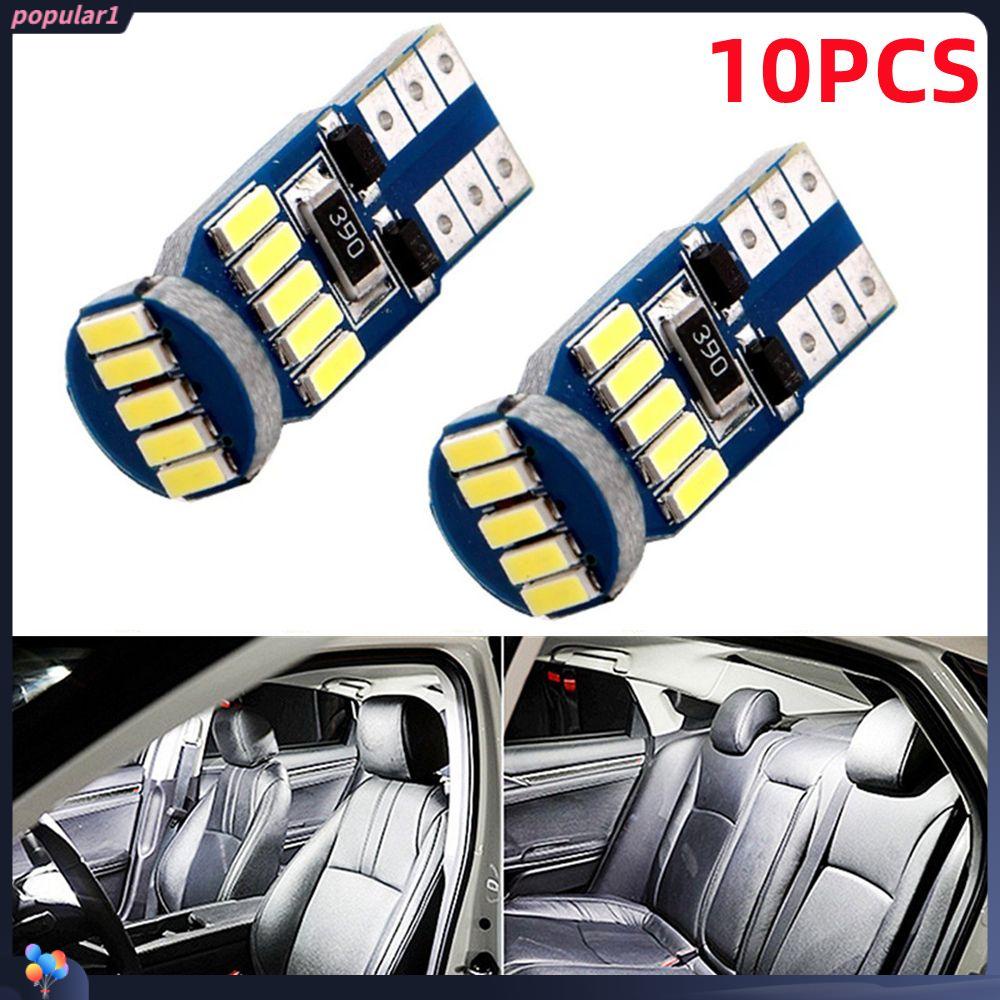 Populer 10Pcs Lampu Plat Nomor 10Pcs Super Terang401415Smd 12V COB Dome Map