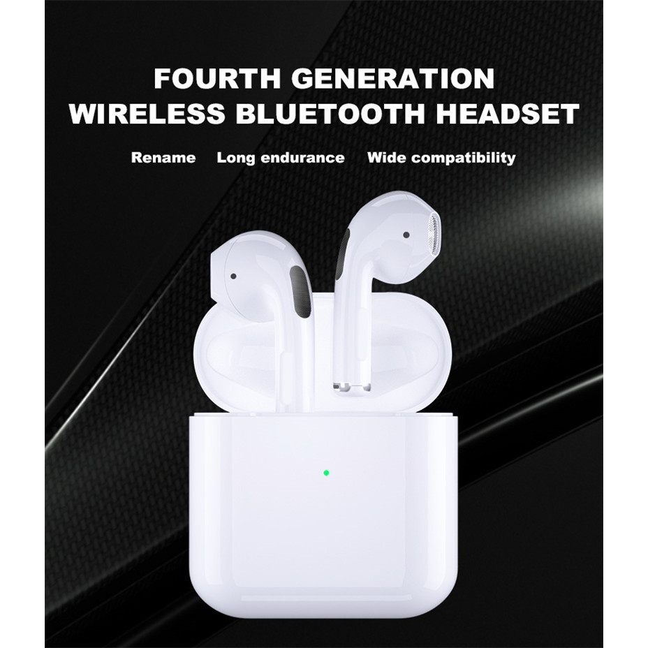 Headset Bluetooth 5.1 True Wireless Earphone 9D HiFi Stereo Sound Volume Control With Mic Headphone Bluetooth Earbuds Auto paring untuk iPhone Xiaomi Vivo Oppo Huawei Realme Nokia