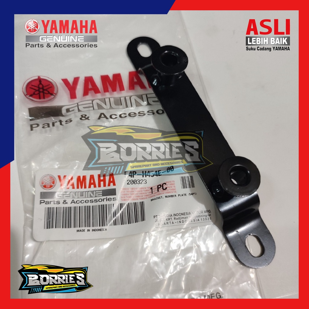 Bracket number plate dudukan plat nomor MIO J MIO GT SOUL GT 115 54P-H454E-00 asli original Yamaha Y