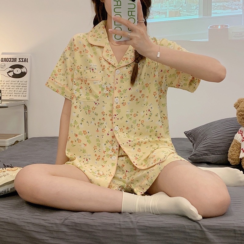 2023 Piyama Korea Baru/setelan piyama wanita/stelan baju tidur wanita