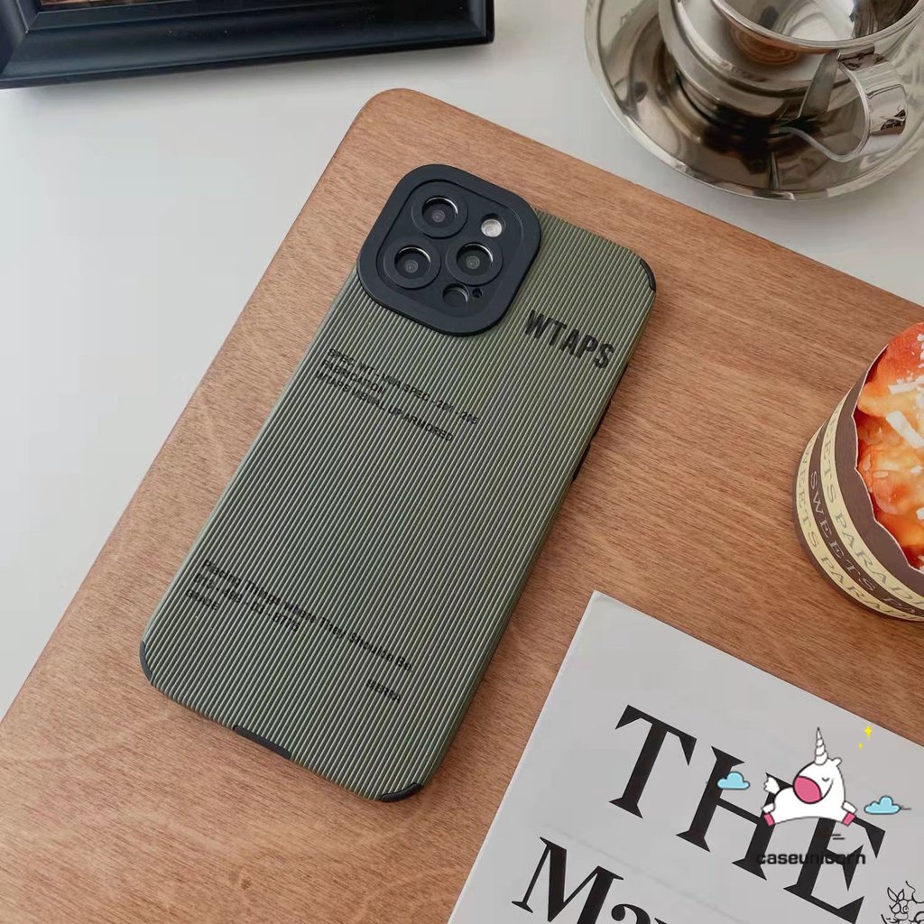 Casing Ponsel Bisnis Minimalis Kompatibel Untuk iPhone XR 11 12 14 13 Pro Max7 8 Plus X XS MAX Merek Trendi Mewah Tekstur Kulit Lembut Tpu Silicon Shockproof Cover