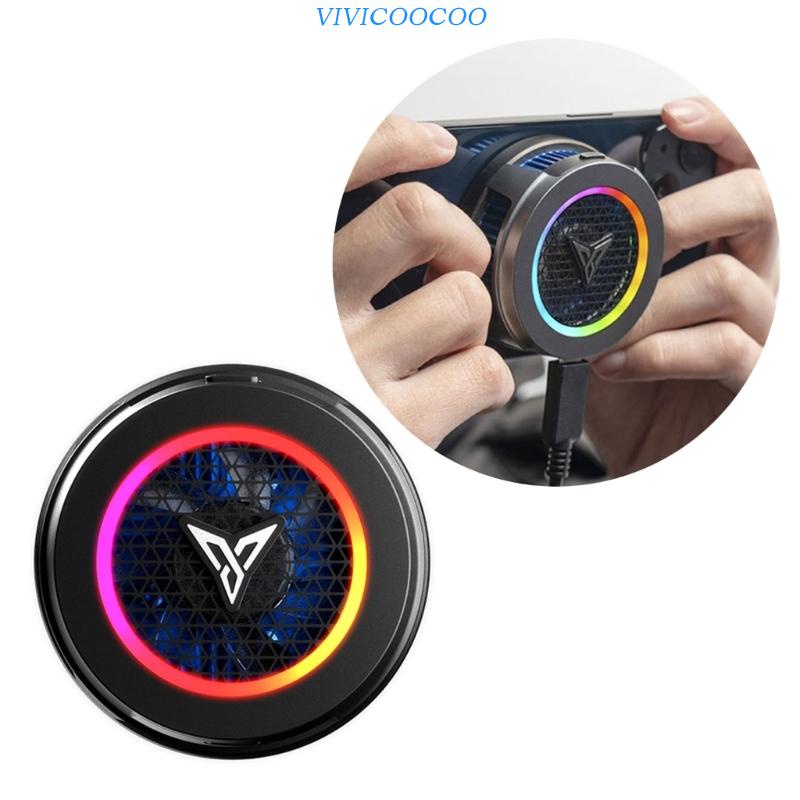 Vivi Radiator Semikonduktor Dengan Lampu RGB Kipas Pendingin Silent Rapid Cooler Flydigi B6