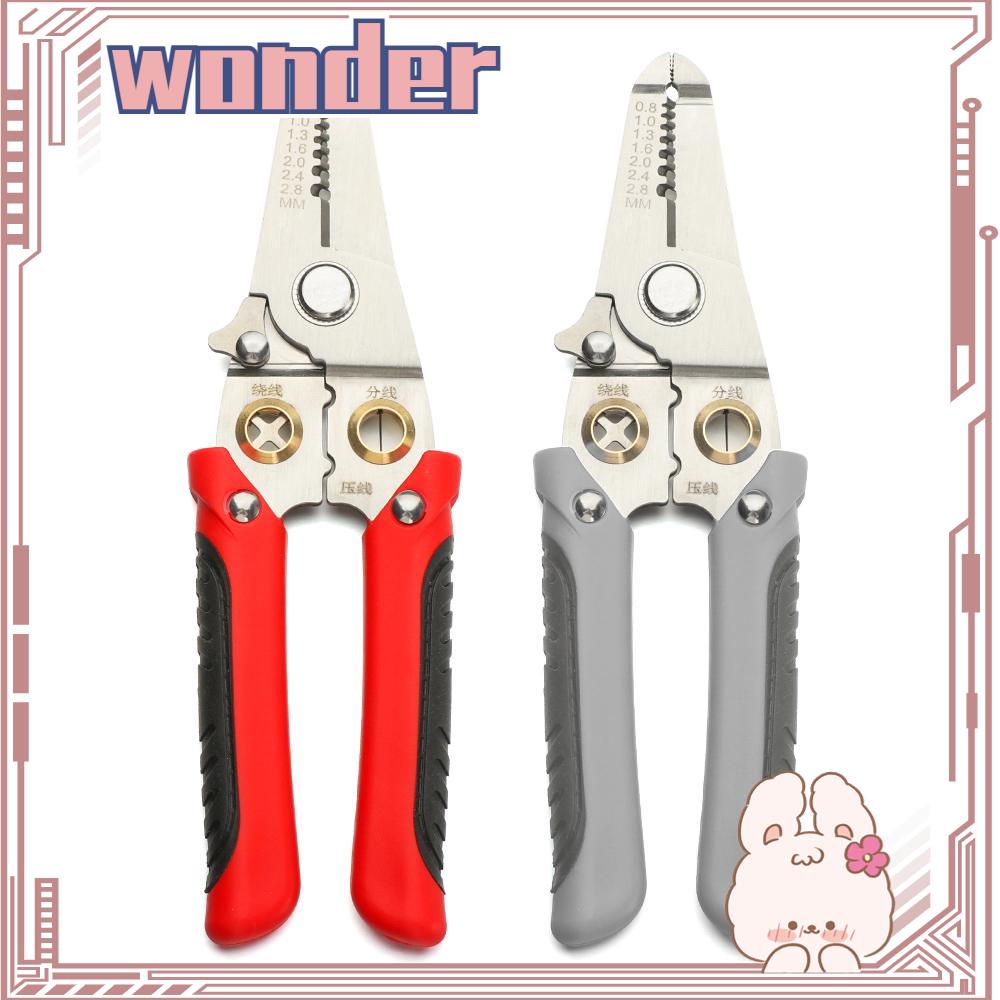 Wonder Wire Stripper Repair Working Tool Non-Slip Grip Handle Crimper Pincers