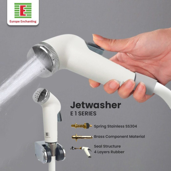 Jet Washer Closet Europe Enchanting E1 Series - White