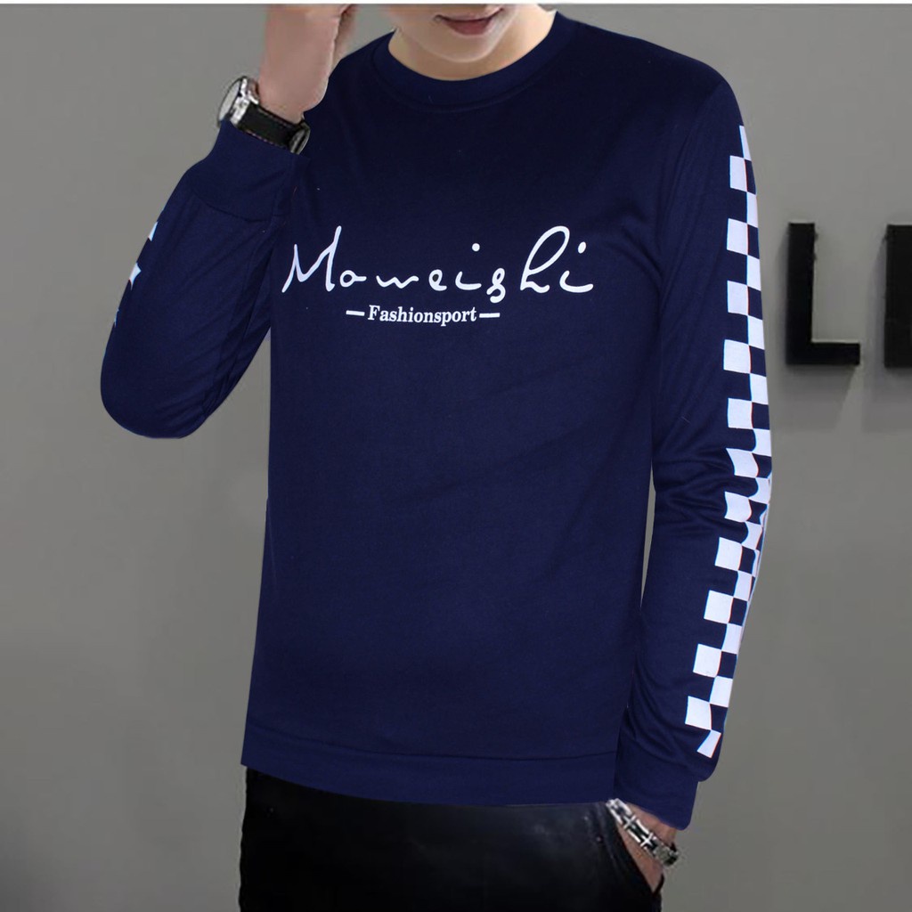 Bisa Bayar Di Tempat/ BS//COD//BAJU KAOS LENGAN PANJANG//MAWESHI//T-SHIRT DISTRO// FASHION PRIA// GOOD QUALITY