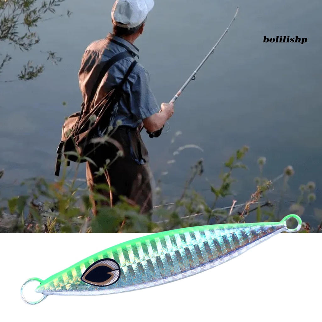 Bo-17g/7cm Umpan Pancing Simulasi Lapisan Reflektif Warna Terang Mata Hidup Yang Ramping Atraksi Ikan Laut Universal Memancing Cepat Wastafel Buatan Jigging Umpan Perlengkapan Memancing