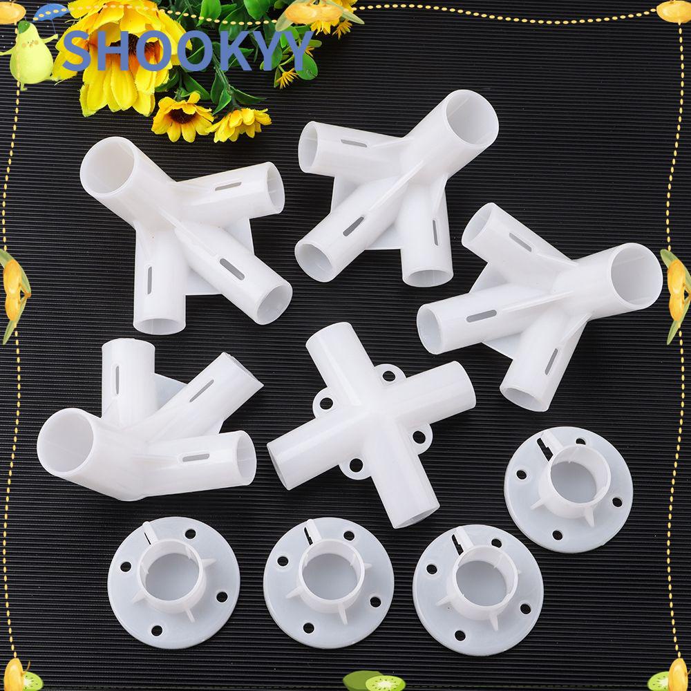 Chookyy Awning Feet Part Aksesoris Outdoor Tenda Camping25/19mm Konektor Tenda