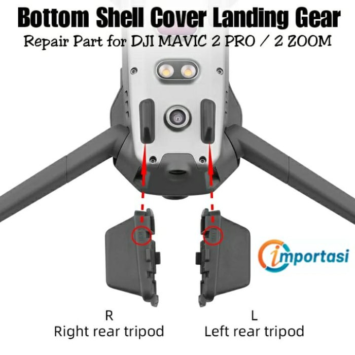 Bottom Shell Landing Gear DJI MAVIC 2 PRO / ZOOM Replacement Part Kaki - Kiri