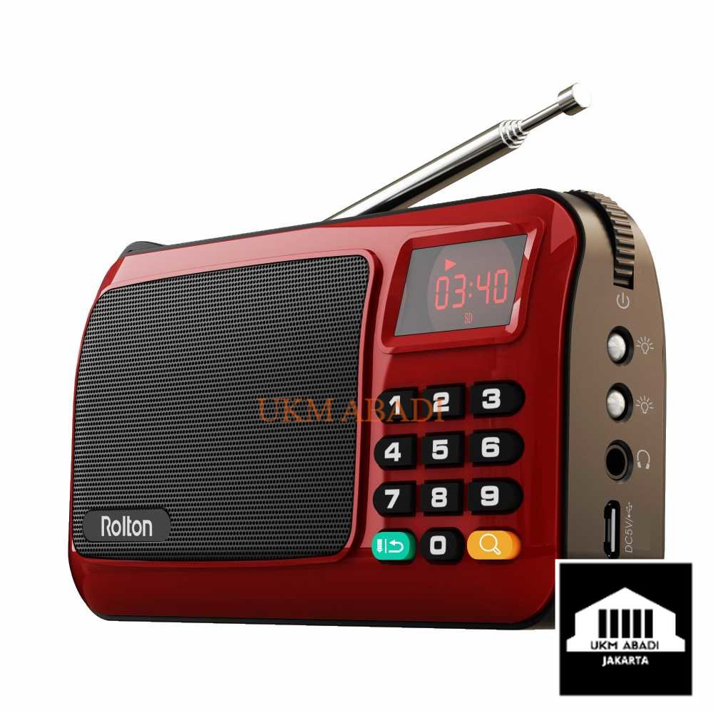 Speaker W405 Portable FM Radio Player TF Card Etnic Luxury W405