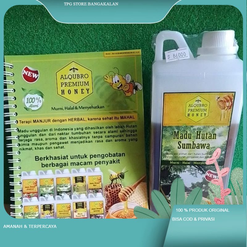 

Madu Hutan Sumbawa Alqubro Premium honey 1000gr