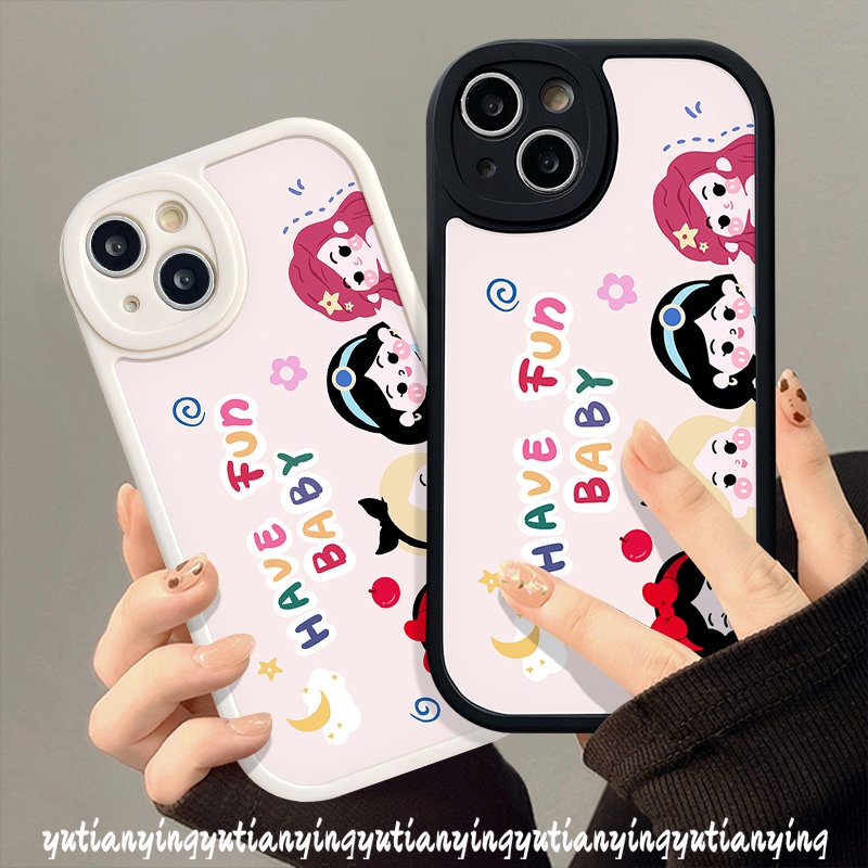 Casing Princess Lucu Untuk Realme C53 C35 C25Y C20 C21 C15 C55 C11 C31 C30 C21Y C12 C25s 10 Pro+9i 8 5 6 8Pro 6s 8i 6i 5i 7i GT C3 C20A C1 C2 C17 C2 Kartun Disney Family Sarung Soft Case