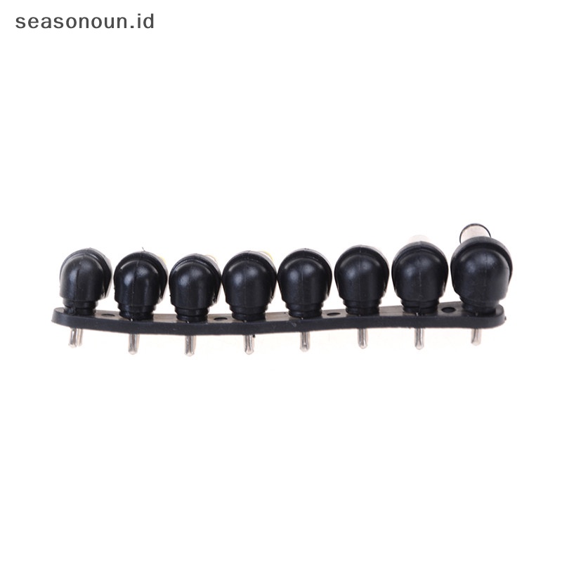 Seasonoun 8pcs/Set Untuk PC Notebook Laptop Universal Power Adapter Plug Charger Konektor.
