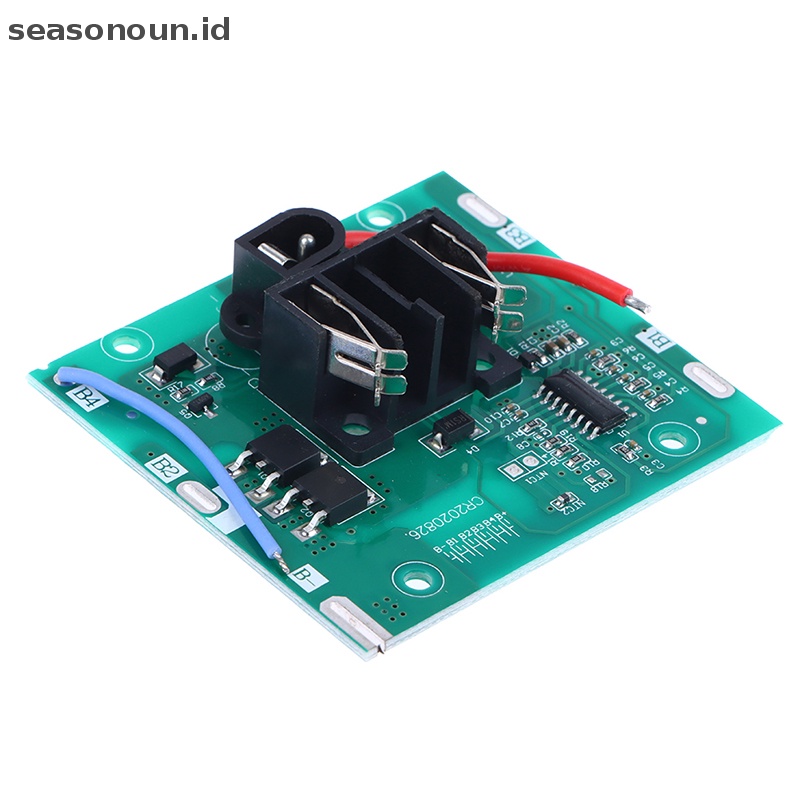 Seasonoun 5s Bms 21V 20A Li-Ion Lithium Pack 3.7v PCBA 2Mos Bor Listrik Tangan Aksesoris.