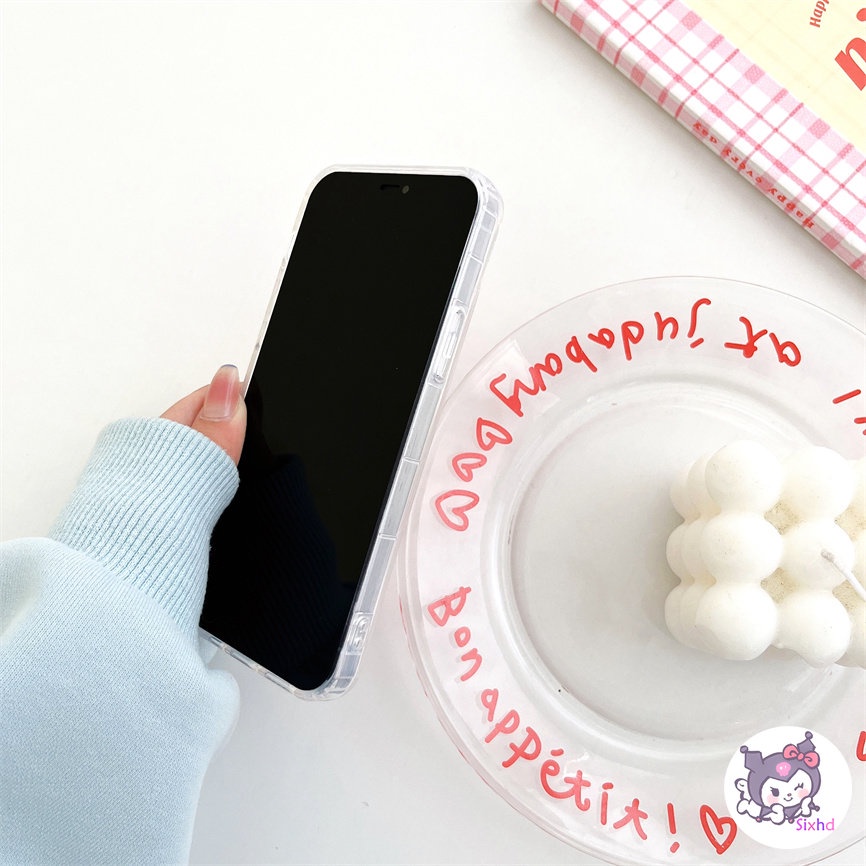 IPHONE Kompatibel Untuk Iphone11 14 13 12 Pro Max8 7Plus X Xs Xr Xs Max SE 2020 Fashion Kreatif Huruf Inggris Perlindungan Lensa Gradien Laser Casing Ponsel Lembut TPU Anti Jatuh Cover XJJJJ