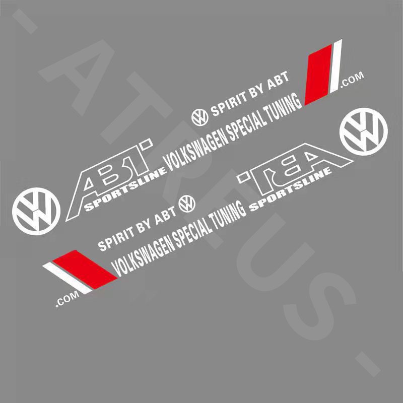 Volkswagen Stiker Mobil Auto Door Side Body Decor Decals Anti Gores Cover Lecet Untuk Volkswagen Polo T-cross Tiguan Allspace Golf Scirocco Aksesoris Dekorasi Mobil