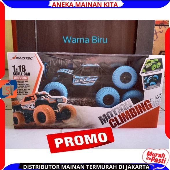 Mobil Remote Control 8 Roda Rock Climbing offroad 1:18 4WD Baterai Cas