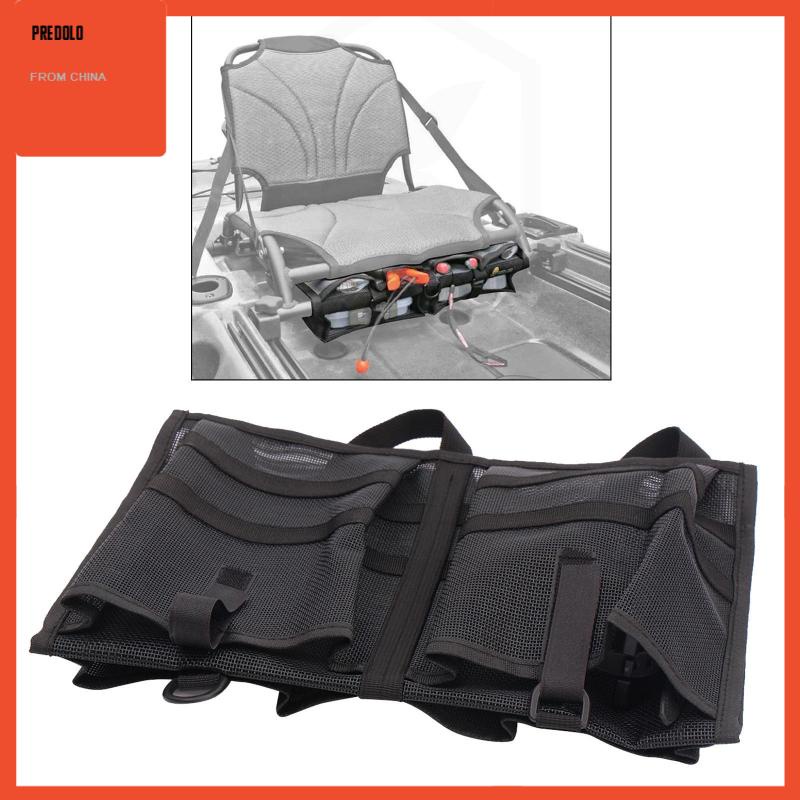 [Predolo] Nylon Boat Kayak Canoe Storage Mesh Side Pouch Bag Canoe Tackle Box Tahan Lama