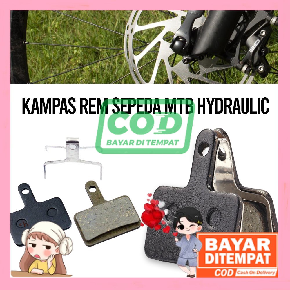 COD + RAMBOMIL Kampas Rem Sepeda MTB Gunung Hydraulic Black (Alat Rekreasi Bersepeda Helm Sepeda Kom