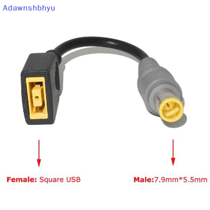 Adhyu Steker USB Persegi DC Female To 7.9x5.5mm Male Power Adapter Converter Kabel Cord ID