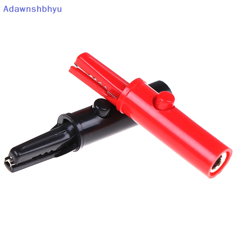 Adhyu 2Pcs push button type Klip Buaya full Pelindung Untuk multimeter Profesional ID