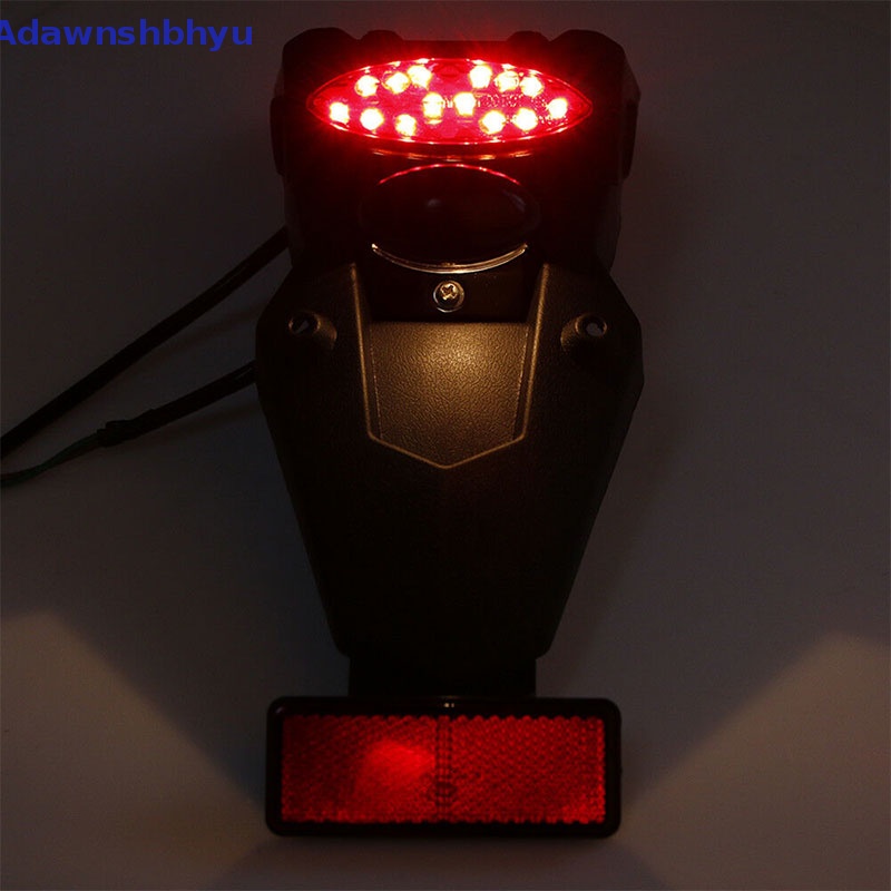 Mudguard Spakbor Belakang Motor Adhyu Universal LED Lampu Ekor Rem ID