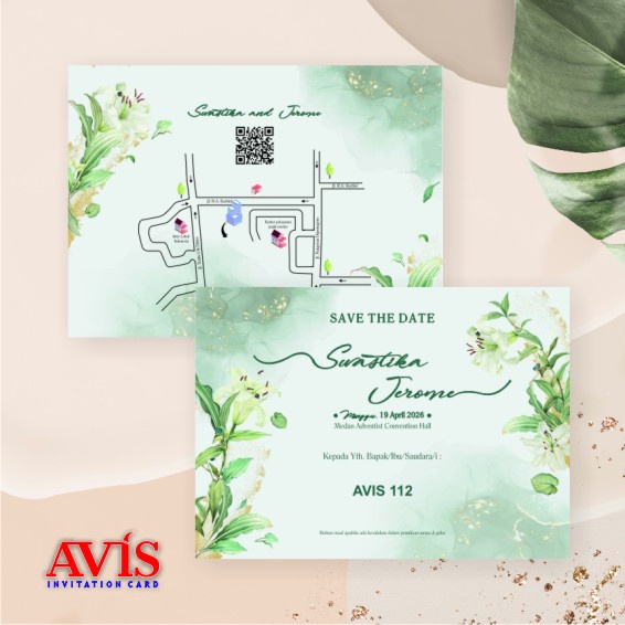 AVIS 112 Blanko Undangan