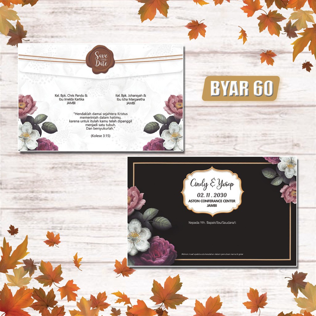 BYAR 60 Blanko Undangan