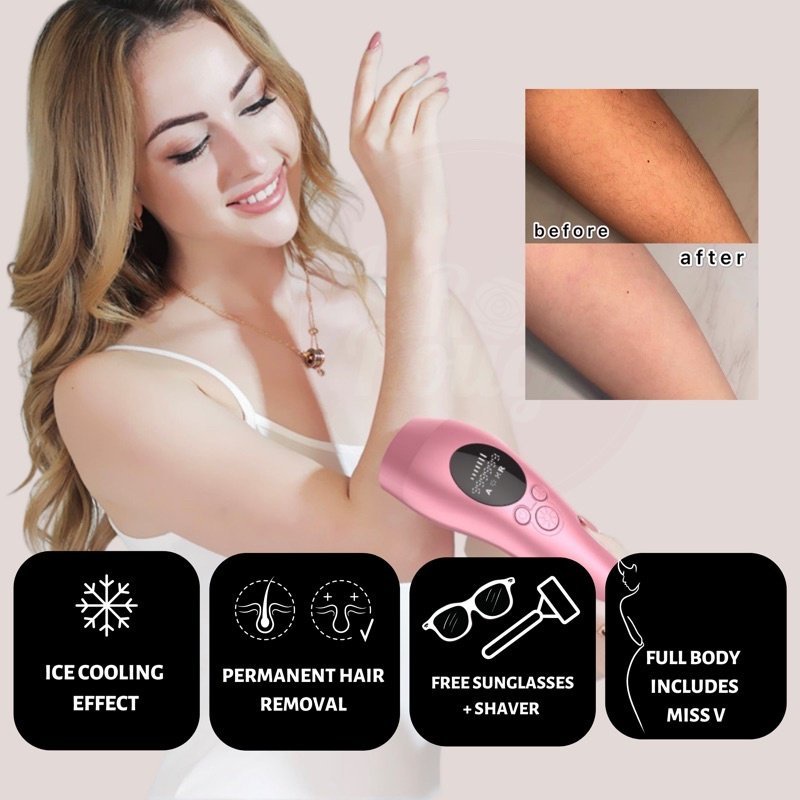 Jud Bear IPL Pink Cold - Hair Removal Laser Portable (IPL Dingin)