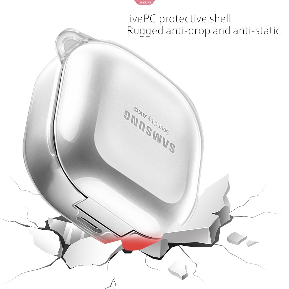 Untuk Samsung Galaxy Buds Live Headset Case Transparan Nirkabel Earphone Penutup Pelindung Portable Tahan Air Penutup Headphone [ZXL]
