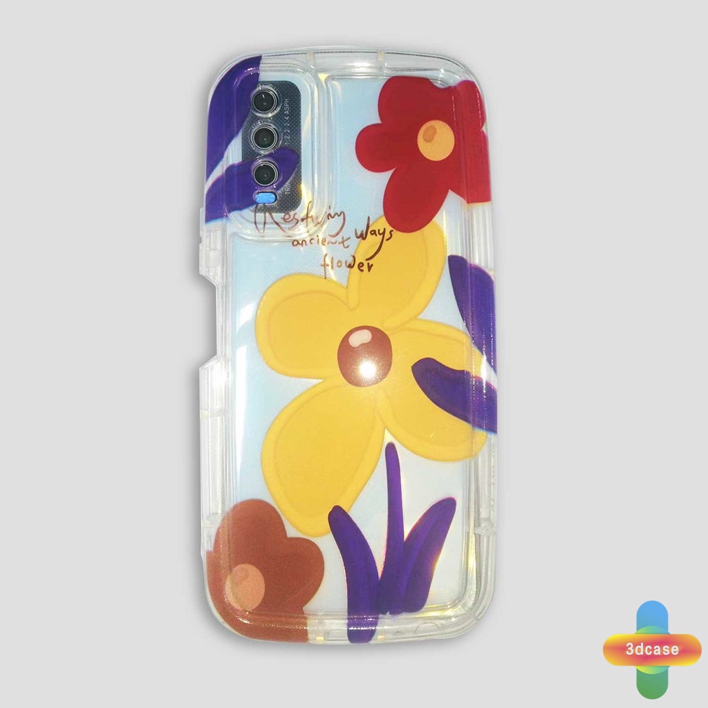 Soft Case VIVO Y16 Y22 Y22S Y02 Y12S Y35 Y12 Y20 Y15S Y15C Y21E Y21G Y91C Y21 2021 Y21A Y21T Y30 Y21S Y20S Y12i Y3S Y33T Y15A Y01 Y01A Y91 Y30i Y93 Y95 Y15 Y17 Y50 Y53S Y51 2020 Y51A Y10 Y33S Y1S Y11 Ins Sunflower Couples Soap Case