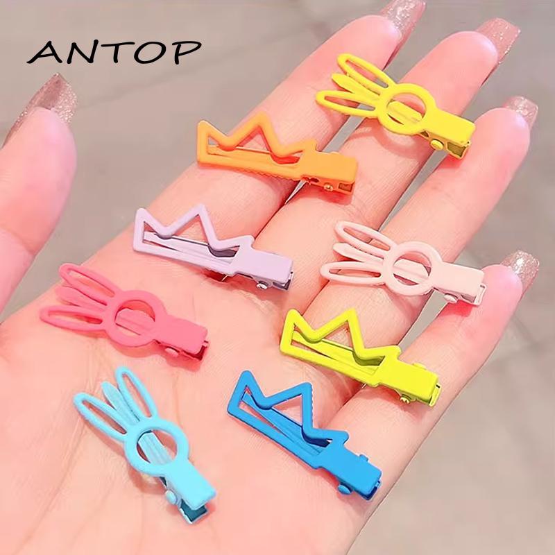 [antop] Jepit Rambut Bentuk Hati Manis Anak Tidak Sakit Rambut Lucu Hair Clip Girl Side Bangs Clip