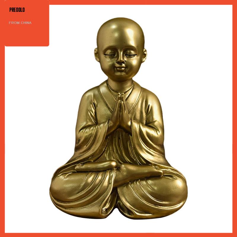 [Predolo] Patung Buddha Patung Buddha Indoor Dekorasi Rumah Feng Shui Ornamen Mobil Kerajinan Resin Untuk Teras Kantor Dekorasi Ruang Tamu Indoor/Outdoor