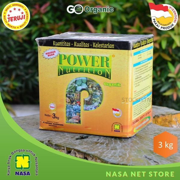 PWR Power Nutrition 3Kg Original Asli NASA - Pupuk Nutrisi Buah - Pupuk Organik - NASA Official