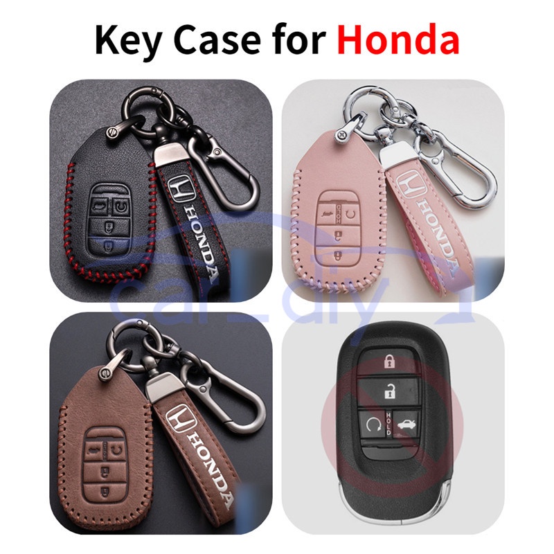 Kasus Kunci Kulit Penutup Jarak Jauh Mobil Gantungan Untuk Honda Civic 2022 Cangkang Pelindung Car Remote Key Case