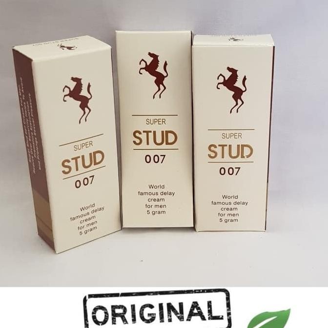 STUD 007 cream 100% original import mamen