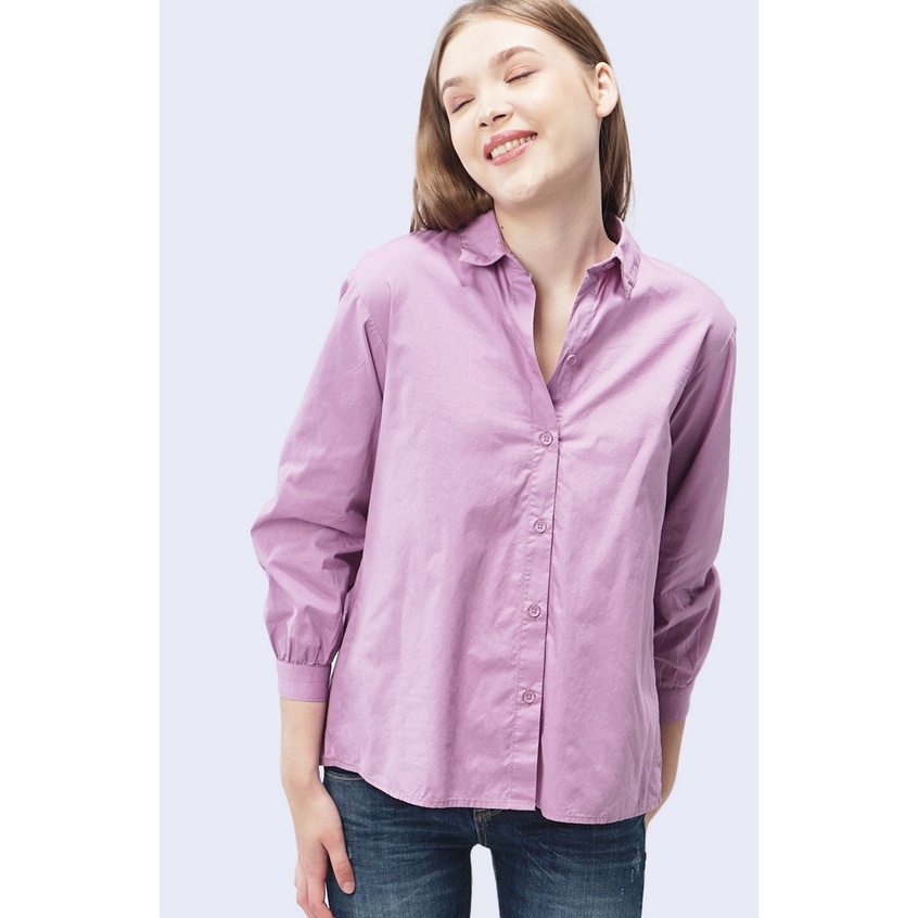 Logo Jeans Kemeja Wanita Naya Purple 24906L5PU