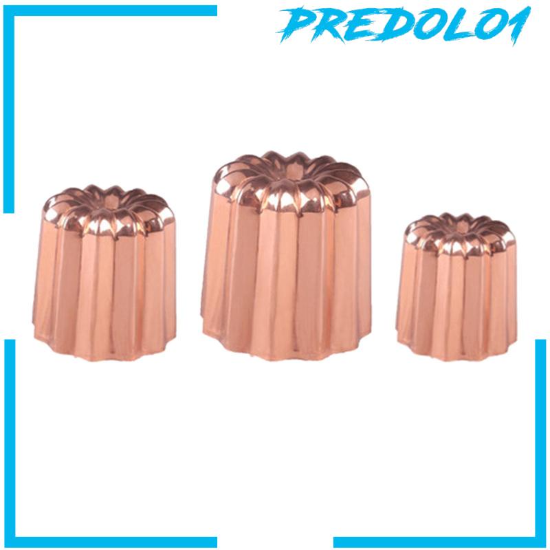 [Predolo1] Canele Mould DIY Handmade Cetakan Kue Anti Lengket Untuk Pesta Dapur Piknik