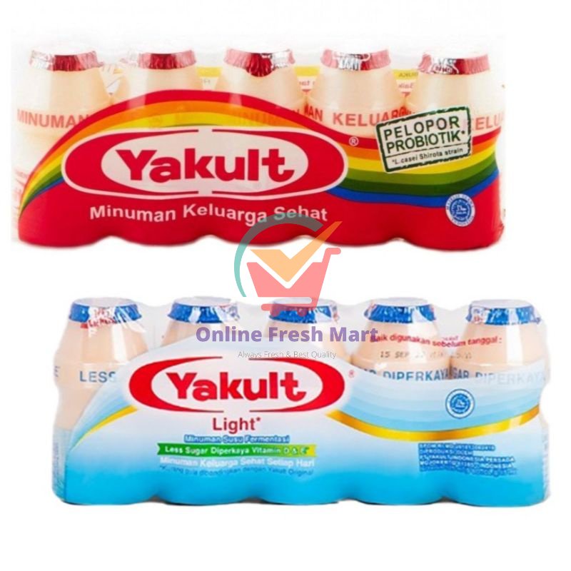 

(kirim instant) Yakult Minuman Probiotik Light baru fermentasi 5 pcs