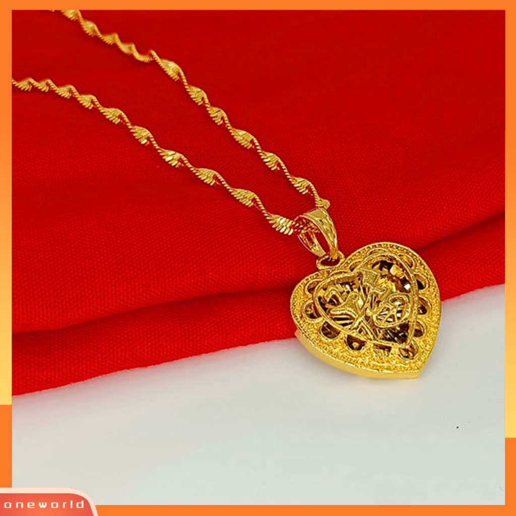 [ONE] Kalung Liontin Fadeless Ringan Portabel Fashion Liontin Aksesoris Perhiasan Kalung Untuk Rumah