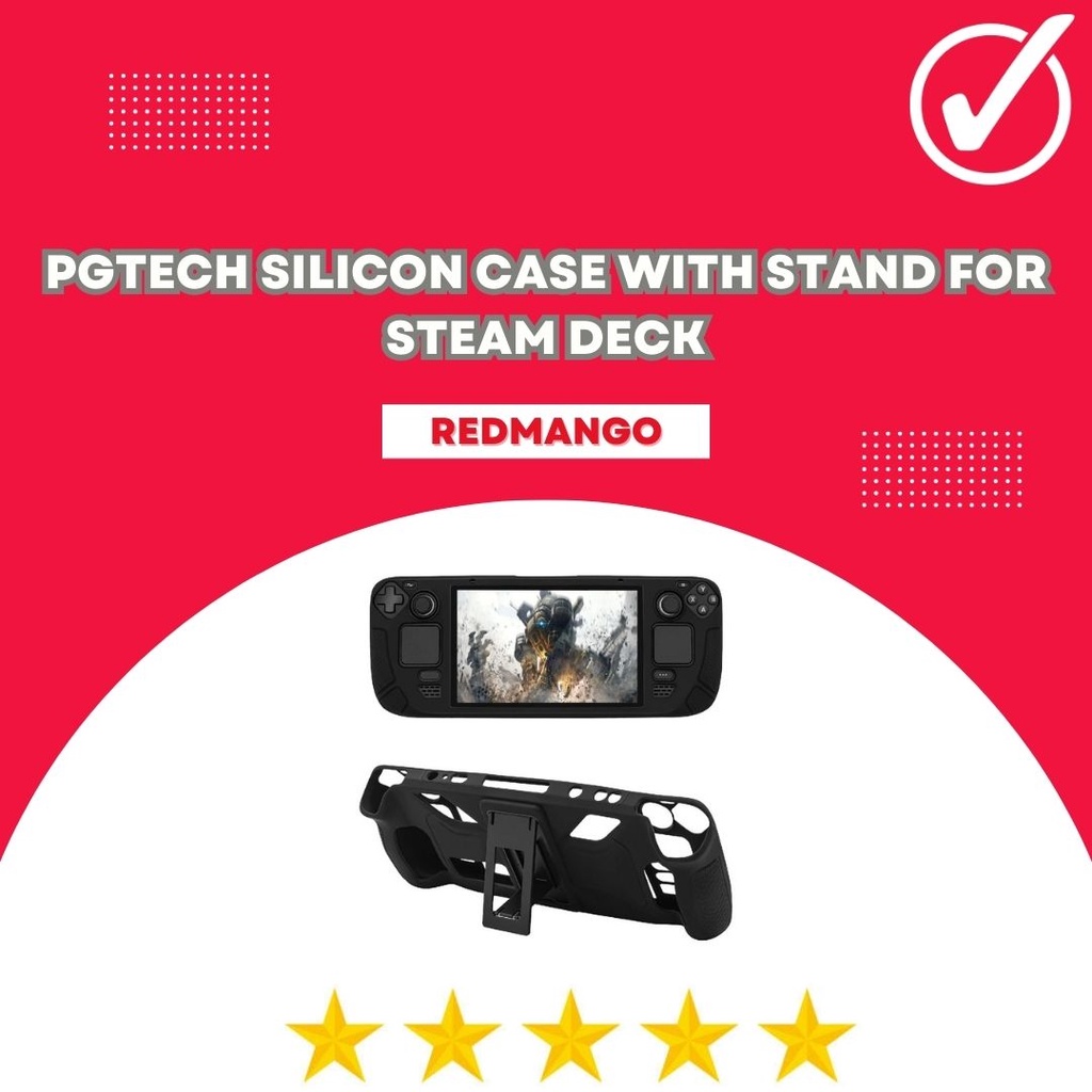 PGTECH Silicon Case with Stand for Steam Deck - Casing Silikon GP-823