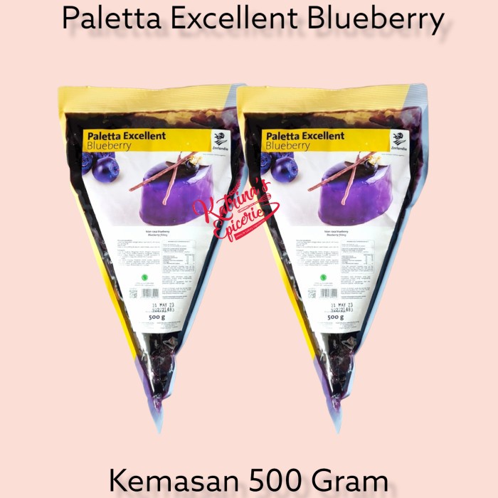 

Ready- Paletta Excellent Blueberry 500 Gram Selai Bluberi