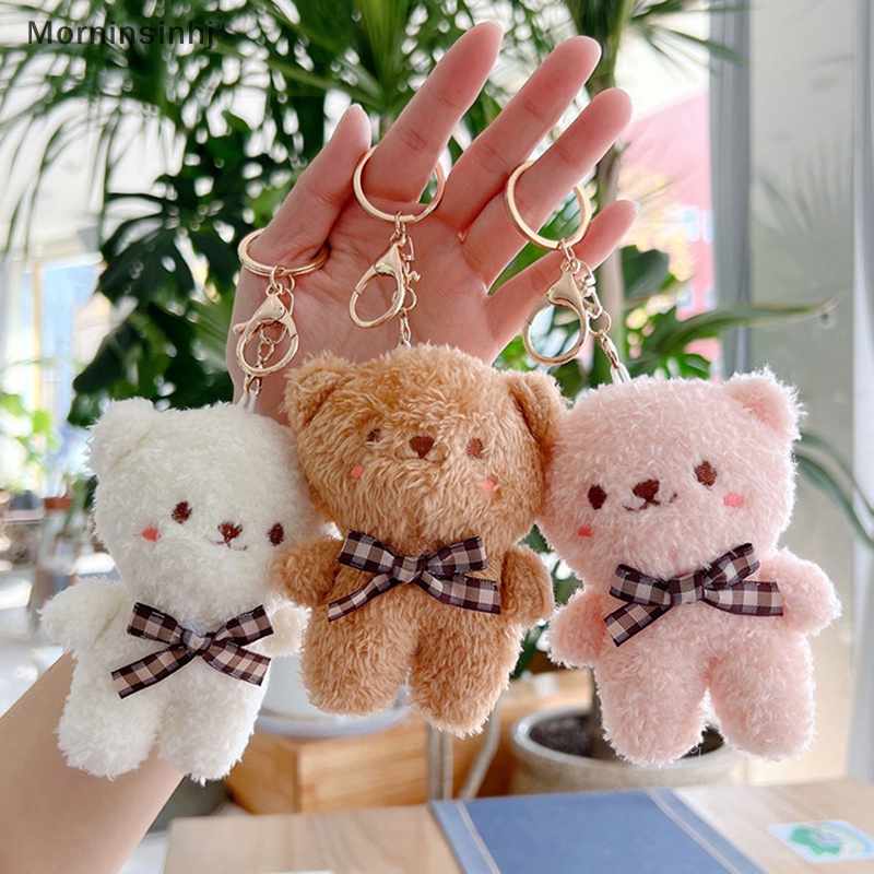 Mornin Lovely Bear Plush Doll Kartun Gantungan Kunci Mainan Mewah Hewan Lucu Gantungan Kunci Tas Liontin Kartun Hadiah Ulang Tahun id