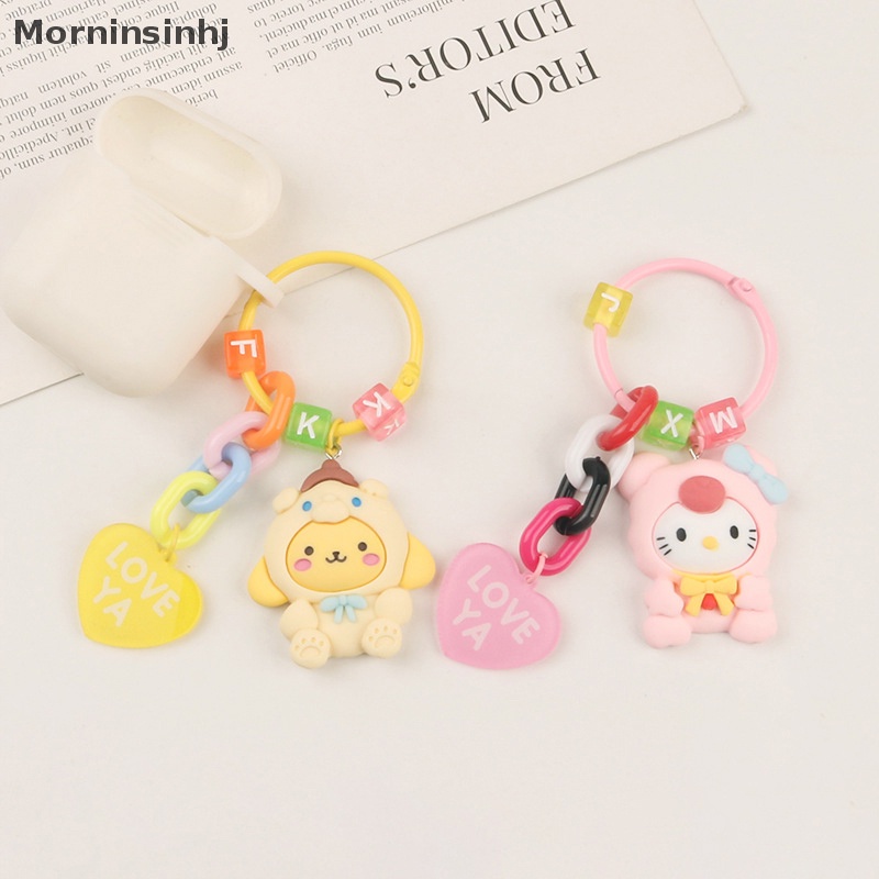 Mornin Hello Kittys Sanrio Gantungan Kunci Kawaii Anime My Melody Cinnamoroll Kartun Siswa Tas Boneka Liontin Aksesori Dekorasi Mainan Anak Perempuan id