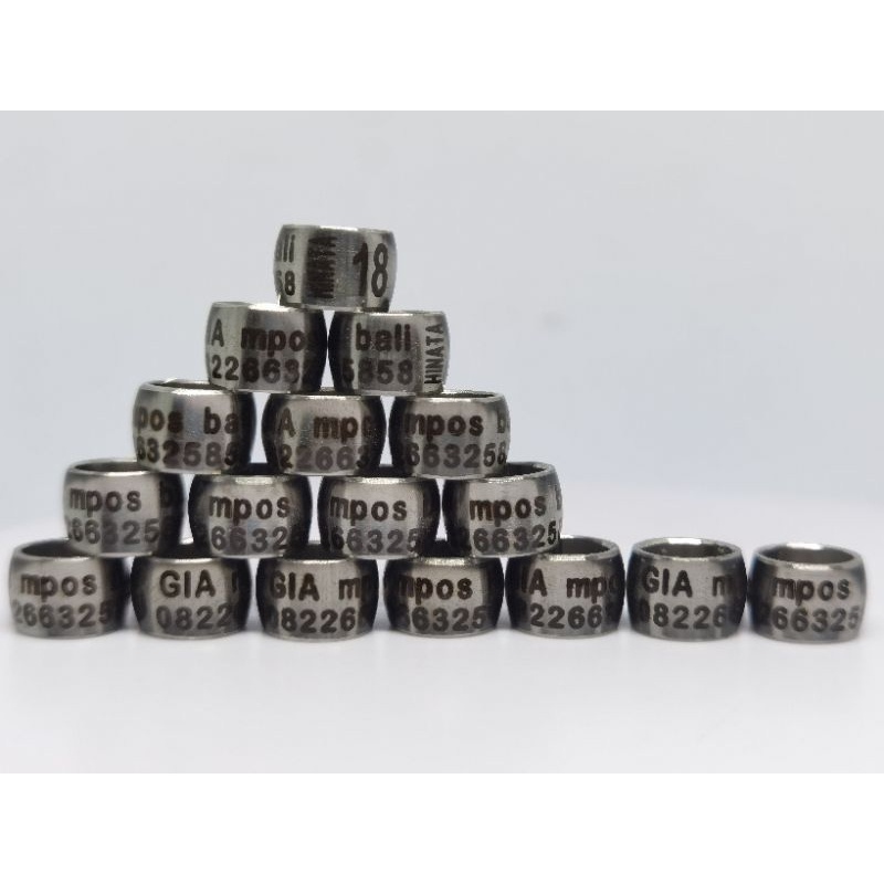 CNTRL ring / CINCIN BURUBG  l BAJA DONAT l MERPATI PUTER MURAI PERKUTUT LOVEBIRD JALAK CNRL01