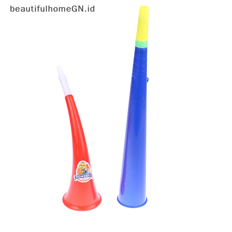 {Cantik} Fans Game Sepak Bola Horn Cheering Refueling Props Tanduk Ox Vuvuzela~